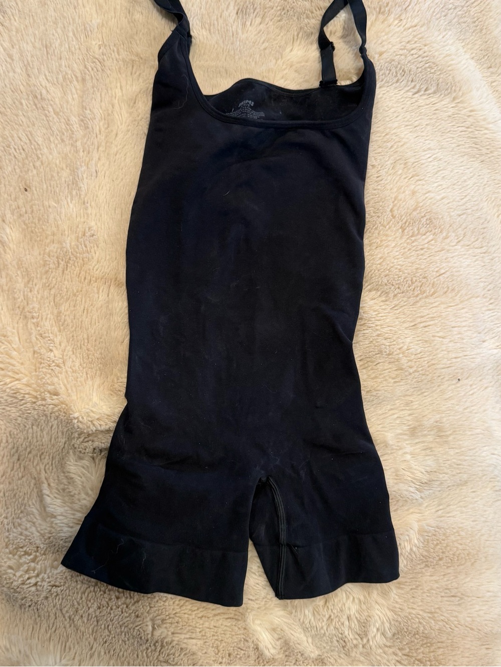SKIMS Black Shaping Jumpsuit Romper bodysuit Large Cami Onesie Onyx